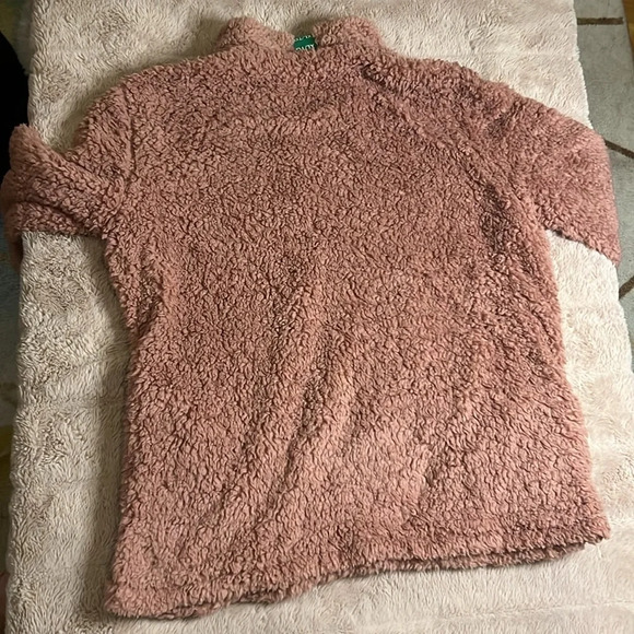 🌟HOST PICK🌟 NWT Sherpa soft pink quarter zip sweater - Picture 7 of 7